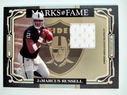 2007 Jamarcus Russell rookie jersey card 159/200