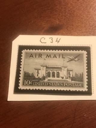 - Scott #C34 10c Airmail MNH