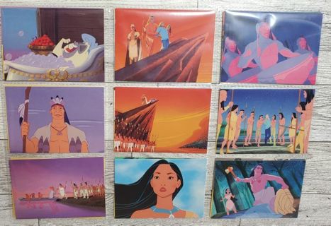 18 Pocahontas Cards