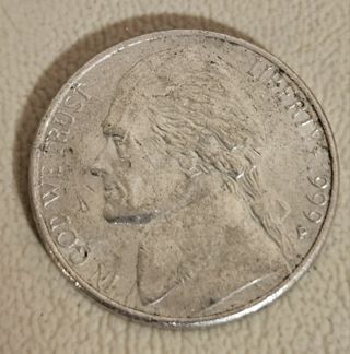 1999 P Jefferson Nickel