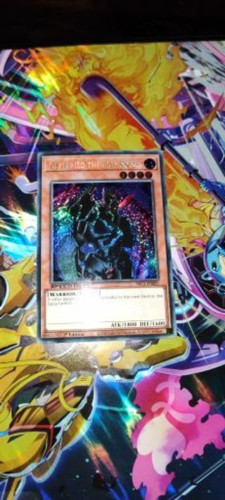 Secret Rare Holo Yugioh Card Gearfried the iron knight