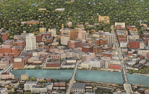 Vintage Used Postcard: z gin: 1950 Grand Rapids, MI