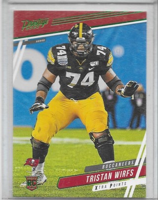 Tristan Wirfs 2020 Prestige Xtra Points Green #260