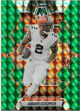 2023 MOSAIC AMARI COOPER GREEN PRIZM REFRACTOR CARD