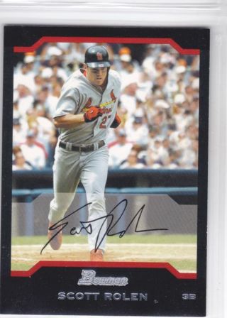 Scott Rolen 2004 Bowman St. Louis Cardinals