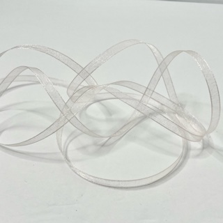 Light Pink 1/4” Wide Organdy Ribbon 