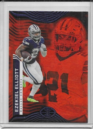 Ezekiel Elliott 2022 Illusions Orange #25