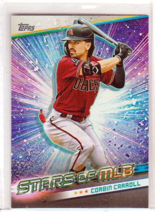 Corbin Carroll,  2024 Stars of MLB Card #SMLB-29,  Arizona Diamondbacks,  (EL)