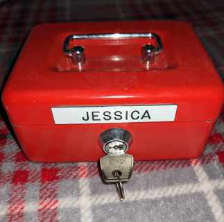 BANK LOCK BOX for KIDS "JESSICA"  - FREE SHIP #2