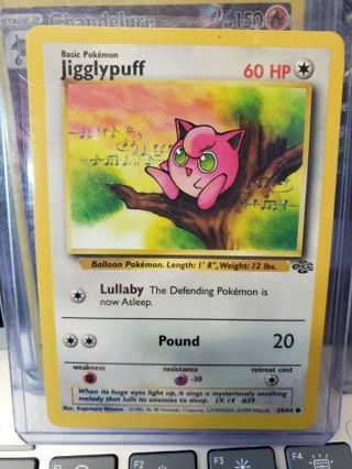 1999 Pokémon TCG Jigglypuff Jungle 54/64 1st Edition NM-/LP+