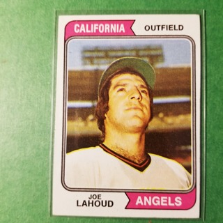 1974 - TOPPS BASEBALL CARD NO. 512 - JOE LAHOUD - ANGELS - NRMT+