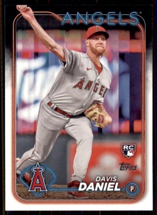 2024 Series 2 Base #592 Davis Daniel - Los Angeles Angels