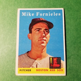 1958 - TOPPS BASEBALL CARD NO. 361 - MIKE FORNIELES  - RED SOX