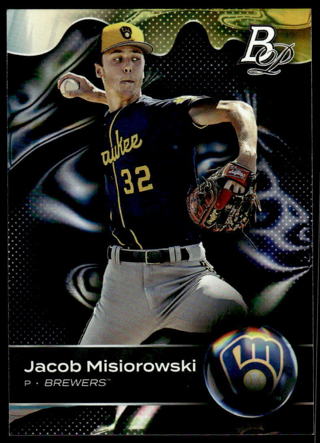 2023 Bowman Platinum #TOP-69 Jacob Misiorowski Milwaukee Brewers Baseball Card
