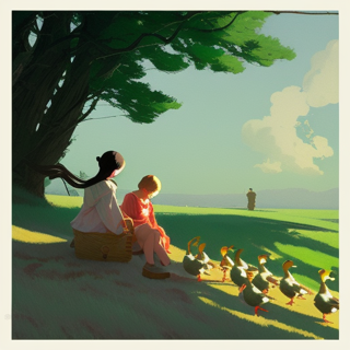 Listia Digital Collectible: Feeding Ducks