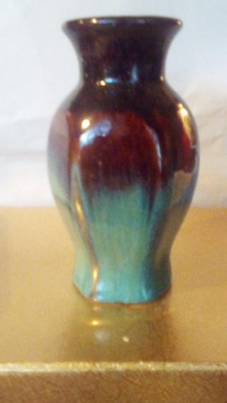 Possibly, Hosley ceramic drip glazed bud  vase