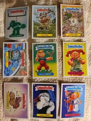 9 Garbage Pail Kids gpk