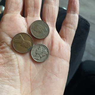 3 vintage coins
