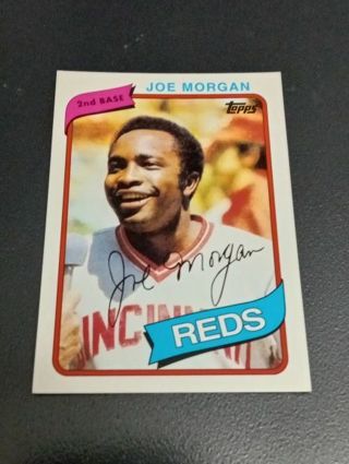 Joe Morgan 2010 Topps Insert