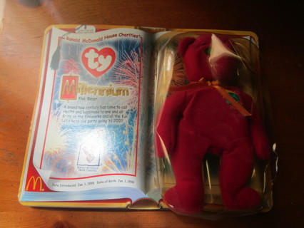 ty beanie baby bear in pkg.