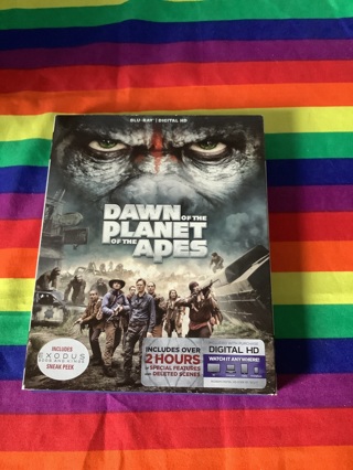 Dawn Of The Planet Of The Apes Blu-Ray Excellent Condition 