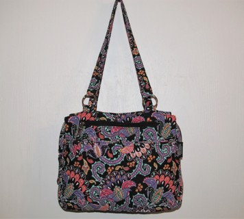 Paisley Cotton Quilted Shoulder Bag & Pouch by Waverly Inspirations