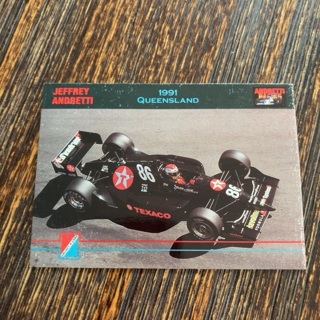 1992 Collect-A-Card Andretti Racing - [Base] #82 Jeffrey Andretti