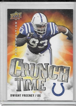 Dwight Freeney 2009 UD First Edition Crunch Time #CT9