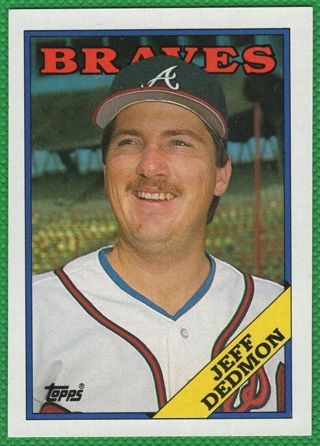 Jeff Dedmon 1988 Topps Atlanta Braves