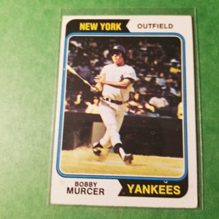 1974 TOPPS BASEBALL SET BREAK 90 -  BOBBY MURCER  -  YANKEES