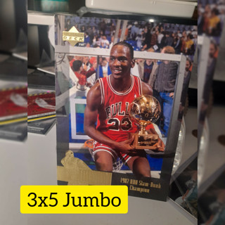 1998 Michael Jordan 3x5 Double Size 1987 Slam Dunk UPPER DECK