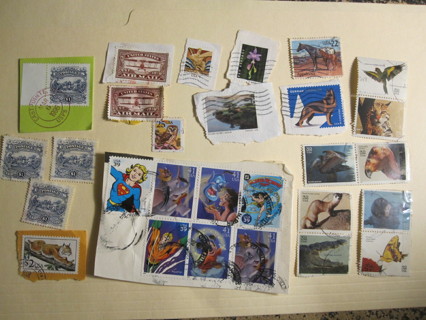 Lot of US Stamps - High Value, Animals Disney , Airmail 