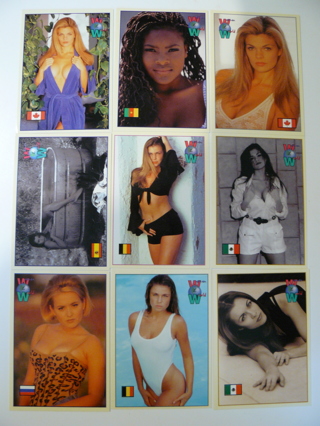  1994 W.o.W. Women of the World Cards Lot of 9 (Lot 15) 