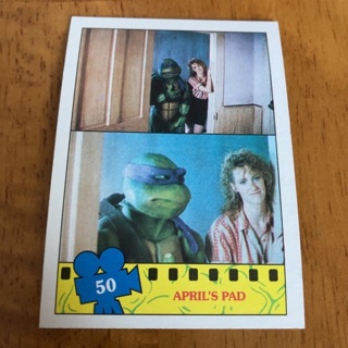 1990 Topps Teenage Mutant Ninja Turtles Movie - [Base] #50 April's Pad