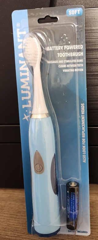 NEW - Luminant - Battery Powered Toothbrush - Soft