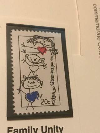 Scott #2104 20-Cent Family Unity Single - MNH 