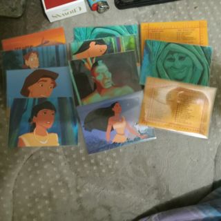 Lot of 11 Pocahontas Trading Cards