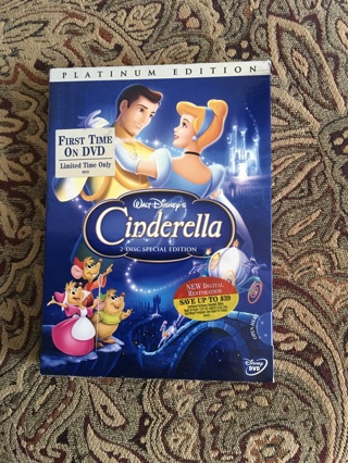 ❤️☄️ PLATINUM EDITION Cinderella DVD ❤️☄️