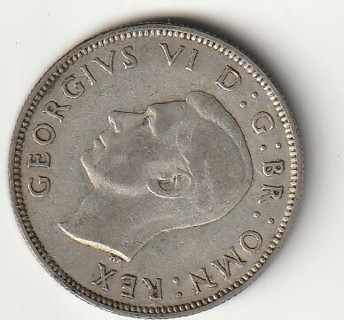 Overseas Coin: 1939 2 Shillings: Great Britain #8