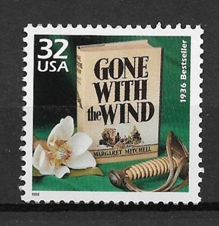 1998 Sc3185i Celebrate the Century: "Gone with the Wind" MNH