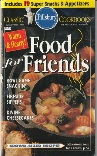 Soft Covered Recipe Book: Pillsbury: Food for Friends