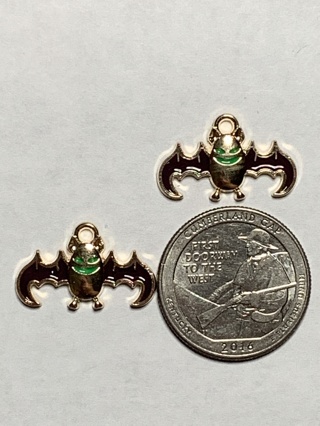 HALLOWEEN CHARMS~#47~SET OF 2 CHARMS~FREE SHIPPING!