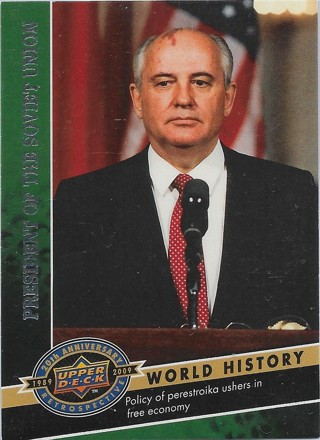  2009 Upper Deck 20th Anniversary #162 Mikhail Gorbachev