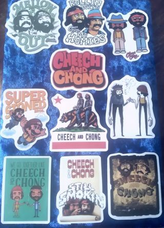 10 - "ELECT CHEECH & CHONG FOR PRESIDENT" STICKERS. (3 free / with win)....