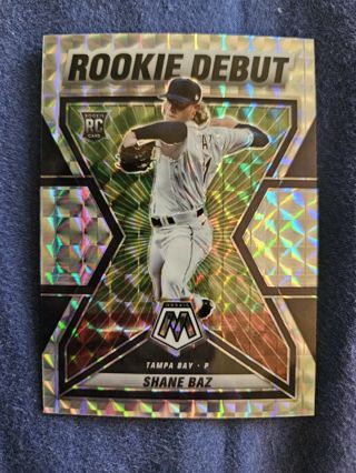 2022 Panini Mosaic Rookie Debut Mosaic Shane Baz