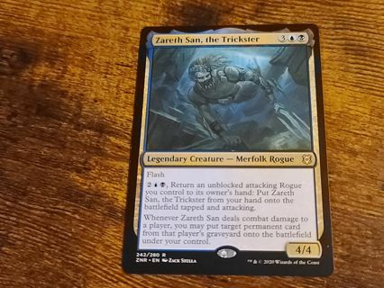 Magic the gathering mtg Zareth San the Trickster Zendikar Rising