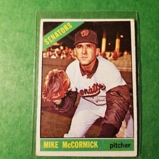 1966 - TOPPS BASEBALL CARD NO. 118 - MIKE McCORMICK - SENATORS