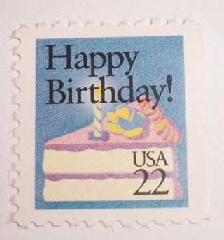 Scott #2272, Happy Birthday, Useable 22¢ US Postage Stamp