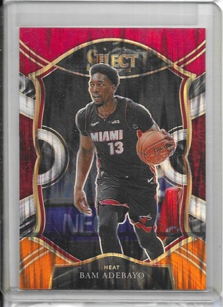 Bam Adebayo 2020-21 Select Prizm Red White Orange Flash #8