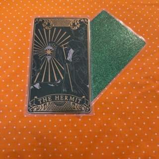 Tarot Bookmark with Glittered Back (Laminated) 